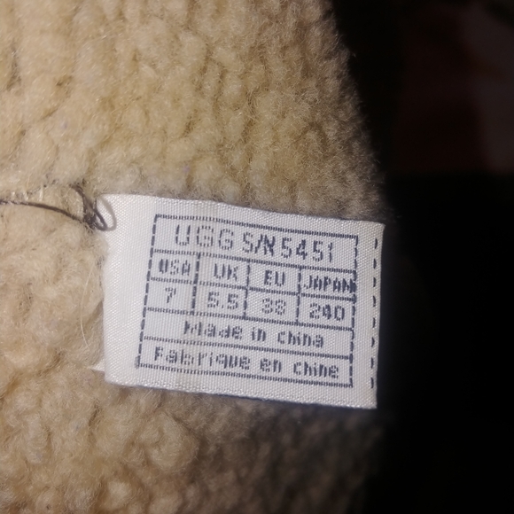 UGG brown and cream wedge boots - Picture 6 of 8